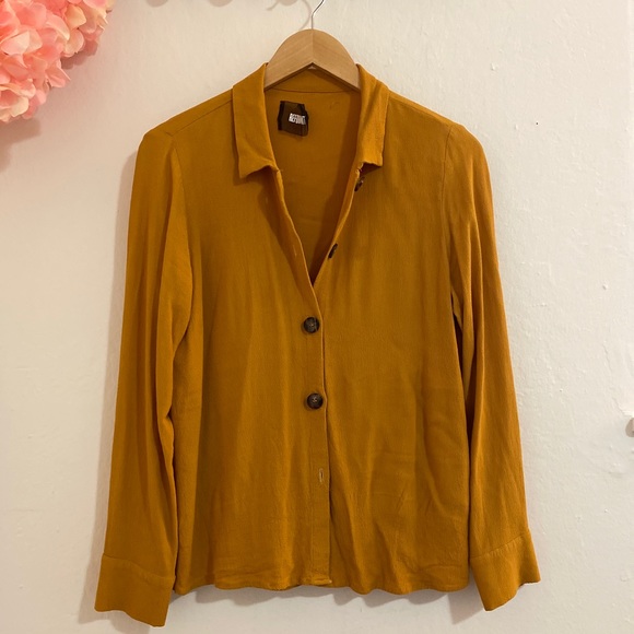 Reformation Tops - Reformation Mustard Yellow Top